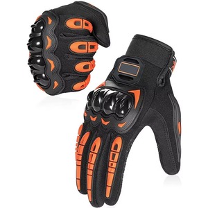 Gants de moto d'été respirants à doigts complets avec protection rigide des articulations et fonction tactile, style motard tactique pour le MOTOCROSS - Product Image 5