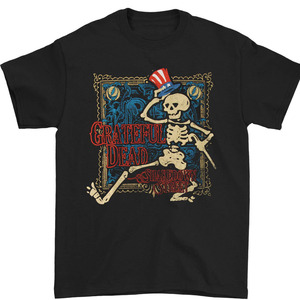 T-shirt décontracté à manches courtes et col rond pour homme, en coton respirant 100 %, coupe oversize, tricoté, noir, personnalisé Shakedown Street - Product Image 1