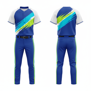 Ensemble durable de maillot et pantalon de baseball pour les séances d'entraînement - Product Image 1