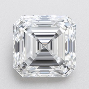 Diamante Sintético Cultivado en Laboratorio, Corte Asscher, Color Blanco, Certificado IGI, Claridad VVS, Suelto para Joyería, Diamante VVS - Product Image 1