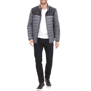 Blouson matelassé automne-hiver, col montant, fermeture éclair, coupe-vent, décontracté, coupe ajustée, rembourrage en polyester, longueur standard - Product Image 3