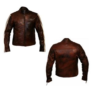 Venta al por mayor al aire libre de invierno de moda casual de color personalizado transpirable hombres motocicleta chaquetas de cuero - Product Image 3