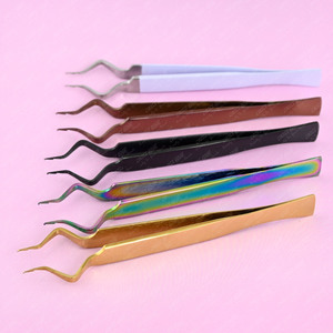 Nouvelle demande d'extension d'isolation pince à épiler pince à cils pour longues sessions pointes minces droites pince à épiler - Product Image 1