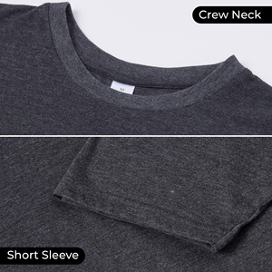 Camiseta Premium de Algodón para Hombre, 100% Algodón Orgánico Peinado, Suave y Transpirable, Top Básico para Uso Diario, Colores Sólidos, Alta Calidad - Product Image 3