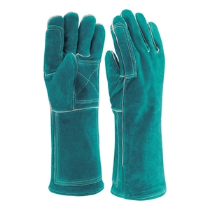 Guantes de Soldadura de Piel de Vacuno de Primera Calidad, Resistentes al Fuego, para Trabajo Pesado y Construcción - Product Image 4