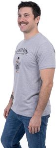 เสื้อยืดสตรีทแวร์ลายกราฟิกเรโทร พิมพ์โลโก้ตามสั่ง ไซส์พลัสสำหรับผู้ชาย ผ้าฝ้าย 100% พิมพ์ลายดิจิทัล ทรงปกติ สีเทา - Product Image 3