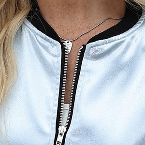 Chaqueta Bomber Acolchada Tejida para Mujer, Suave, Cálida, Ligera, Resistente al Viento, Transpirable, con Cierre Frontal y Dobladillo Acanalado para Uso Diario al Aire Libre - Product Image 5