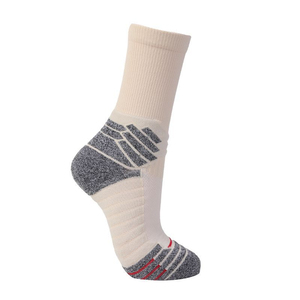 Chaussettes de sport professionnelles personnalisées pour la course, le yoga et le basketball, séchage rapide, écologiques, respirantes, en Spandex/Polyester, hauteur genou, collection automne - Product Image 2