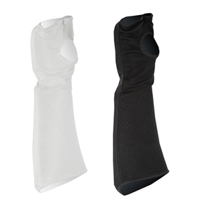 U-BEST White Customized Unisex Martial Arts Training Forearm Pads Cloth Guards Karate Taekwondo Muay Thai Kick <b>Boxing</b> Made - Product Image 1