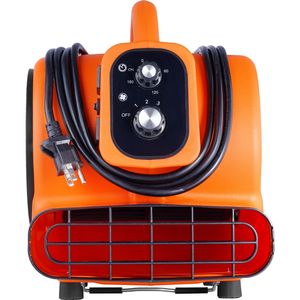 Ventilatore da Pavimento Portatile 1/4 HP 1000 CFM con 4 Angoli e Funzione Timer, Soffiatore d'Aria per Asciugatura e Raffreddamento, Ventilatore Asciugatore per Tappeti - Product Image 5