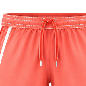 Shorts de rugby personnalisés orange corail et blanc, uniforme d'équipe respirant et léger, vêtements de sport personnalisés pour l'entraînement, performance athlétique - Product Image 6