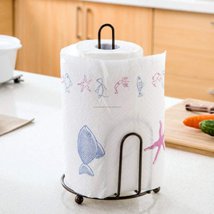 Classic Metal Wire Tissue <b>Paper</b> Holder With Black Powder Coating Finishing Good Quality For Tissue <b>Paper</b> Organization - Product Image 6