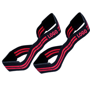 Attelle de poignet en coton noir Rhino Fitness avec surpiqûres rouges, fermeture auto-agrippante pour la main droite, idéale pour la musculation, les sports et l'extérieur, pour adulte - Product Image 4