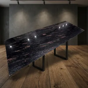 Top Selling Paradizo Brown Leather Granite Export Quality Natural <b>Stone</b> with Leather Finish for Residential Commercial - Product Image 1