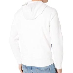 <b>White</b> Green Blue Color Block <b>Zip</b> <b>Up</b> Hoodie Unisex Panelled Cotton French Terry Full Zipper Hooded Sweatshirt Sporty - Product Image 2