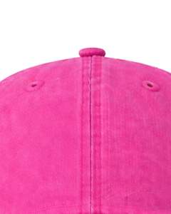 หมวกเบสบอลผ้าฝ้ายสีชมพูแบบเรียบ ปรับขนาดได้ ใส่ได้ทั้งชายและหญิง สไตล์ลำลอง สำหรับเล่นกีฬา ระบายอากาศได้ดี สวมใส่สบาย คุณภาพพรีเมียม - Product Image 5