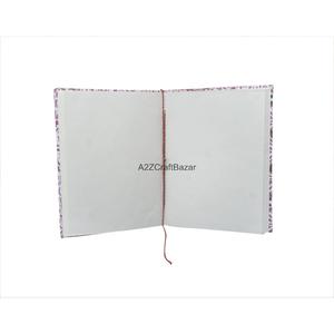 High Quality Creative Block Printed Fabric Cover Handmade Paper Diary/<b>Notepad</b> for Welcome Gifts Weddings Family Events Made - Product Image 3