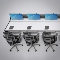 Console de Dispatching Personnalisée pour Salle de Contrôle - Mobilier de Poste de Travail pour Télécommande et Système de Commande et de Contrôle
