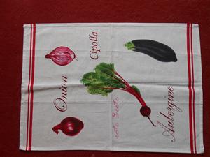 Vente directe d'usine, serviette de cuisine personnalisée 100% coton, enduite de LDPE, respirante, hautement absorbante, séchage rapide, avec logo personnalisé - Product Image 5