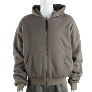 Sudaderas con Cremallera para Hombre de Alta Calidad 2026, 100% Algodón, Forro Polar, Antiarrugas, Transpirables, de Secado Rápido, Bordadas y Personalizables - Product Image 2