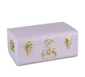 กล่องเก็บของโลหะชุบสังกะสีสำหรับใส่เสื้อผ้าและเครื่องประดับ กล่องเก็บของน้ำหนักเบาแข็งแรงสำหรับใช้ในบ้านพร้อมตัวล็อค - Product Image 6