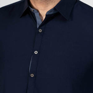 Slim Fit Men's Kurta Pajama <b>Slate</b> Blue Traditional Shalwar Kameez Elegant Soft Fabric Men’s Ethnic Wear 2-Piece Set - Product Image 6