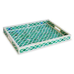 Bandeja de Madera con Perlas de Diseño Increíble para Servir Alimentos, con Asas, Multiusos, para Bodas, para Camareros - Product Image 4