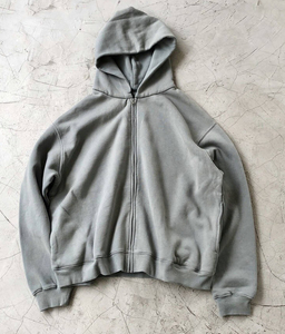 440GSM Heavyweight Printed Spandex Cotton Men's Hoodies Custom Streetwear Pullover <b>Bulk</b> Wholesale OEM ODM - Product Image 2