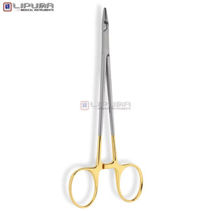 Portaagujas Quirúrgico RYDER de 6'' (15cm) con Mango de Anillo con Trinquete, Pinzas de Mandíbulas Rectas, Fuente de Alimentación Manual, Instrumentos Médicos - Product Image 2
