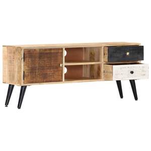Mueble para TV de Madera de Mango Natural Sólida, Diseño Estándar - Product Image 4