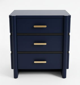 Table de chevet à 3 tiroirs pour chambre à coucher, fabrication sur mesure, export direct d'usine, qualité supérieure, vente en gros, mobilier de maison, OEM ODM, qualité premium - Product Image 1