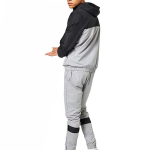 Custom Nylon Lightweight Jogging And <b>Jacket</b> Set Breathable And Comfortable Tracksuit <b>Men's</b> Windbreaker - Product Image 2
