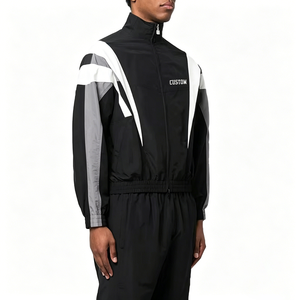 Custom Logo College Bomber <b>Jacket</b> OEM Sports Wear Windbreaker Tracksuit Letterman Eco-Friendly Waterproof Winter Stand Casual - Product Image 2