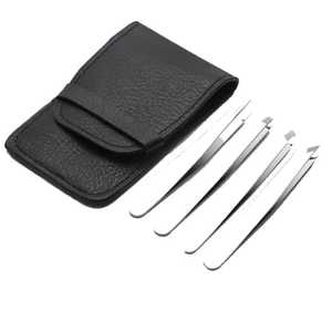 Kit de cejas profesional con pinzas, tijeras, cepillo y herramientas de belleza - Product Image 5