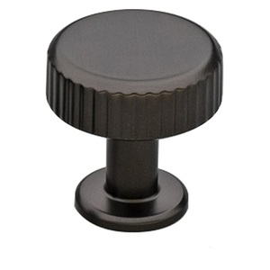 Designer Brass Cabinet <b>Knob</b> Minimalist Design <b>Black</b> <b>Matte</b> Hardware Furniture Handle for Kitchen Home Office Universal Fit Handle - Product Image 1