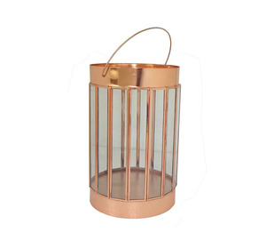 Vintage Metal <b>Hurricane</b> Cylindrical <b>Lantern</b> - Product Image 6