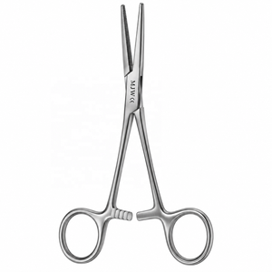 คีมหนีบหลอดเลือด Crile Hemostatic Forceps ขนาด 14 ซม. แบบตรง ทำจากเหล็กกล้าไร้สนิม สำหรับผ่าตัด ใช้หนีบหลอดเลือดแดง คีมหนีบหลอดเลือดชนิด Hemostat อุปกรณ์ทางการแพทย์ ได้รับการรับรองมาตรฐาน CE - Product Image 3