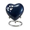 Heart-Shaped Ceramic Pet Urn for Dogs Modern Durable <b>Memorial</b> Casket - Product Image 2