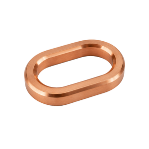 Joint d'étanchéité industriel en cuivre, anneau octogonal en métal à section transversale circulaire - Product Image 2