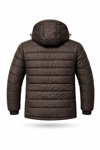 Chaqueta de Invierno Acolchada para Hombre, con Capucha, de Poliéster Taslan, Abrigo Cálido, Proveedor, Listo para Enviar Pedidos al por Mayor, Personalización Completa, OEM - Product Image 2