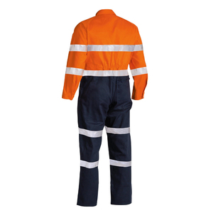 Combinaison de travail haute visibilité respirante, personnalisable avec logo, résistante, conforme aux normes ANSI Classe 2 et EN ISO 20471 Classe 3, réfléchissante - Product Image 6