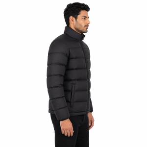 Chaqueta Acolchada para Hombre al por Mayor, Chaqueta de Invierno Casual a Prueba de Viento, Relleno de Poliéster, Personalizable, Chaquetas Acolchadas para Hombre OEM al por Mayor - Product Image 4