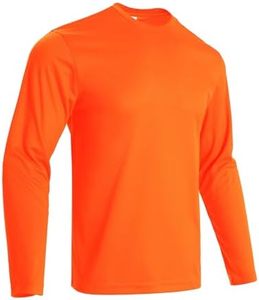 Camiseta Ligera de Verano 2026 para Hombre, Transpirable, de Algodón Suave, Cuello Redondo, Manga Larga, Estilo Casual, Ajustada - Product Image 3