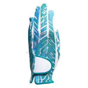 Gants de golf en cuir toutes saisons avec sangle de poignet réglable et tissu dorsal flexible pour un ajustement confortable - Product Image 2