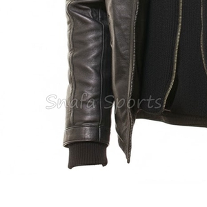 2026 Top Quality <b>Men</b> <b>Leather</b> <b>Jacket</b> Durable Casual Plain Light Weight <b>Men</b> <b>Leather</b> <b>Jacket</b> Windproof Fashion <b>Jacket</b> - Product Image 4