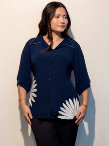 Women Cotton <b>Shirt</b> Soft Comfortable Breathable Lightweight Casual and Office Wear Fashion Top Wholesale Supplier from India - Product Image 2