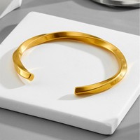 Brazalete de Acero Inoxidable Pulido de Primera Calidad, Grabado, para Regalos Personalizados