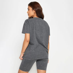 Camiseta Holgada de Manga Corta para Mujer, de Alta Calidad, Lavado Ácido, Transpirable, para Primavera, Otoño e Invierno 2026 - Product Image 3