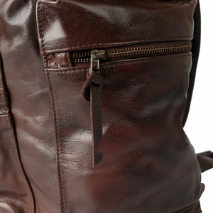 Zipper Compartments <b>Laptop</b> Pockets <b>Leather</b> <b>Backpacks</b> Latest Design Customized Low Price <b>Leather</b> Made <b>Backpacks</b> - Product Image 6