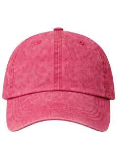 Casquette de baseball en coton rose lavé, unie, ajustable, unisexe, décontractée, respirante, confortable, qualité supérieure - Product Image 1
